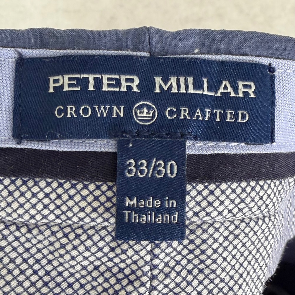 Peter Millar Crown Crafted Surge Performance Pants Galaxy Blue Men's Sz 33 Golf - Picture 7 of 11